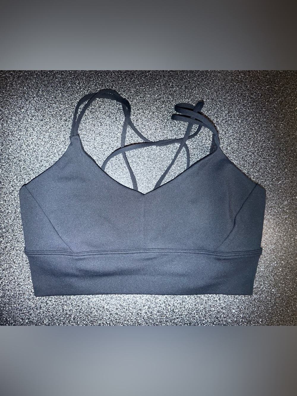 Jo & Jax Black Dance Crop Top with Crisscross Straps Size Adult X-Small